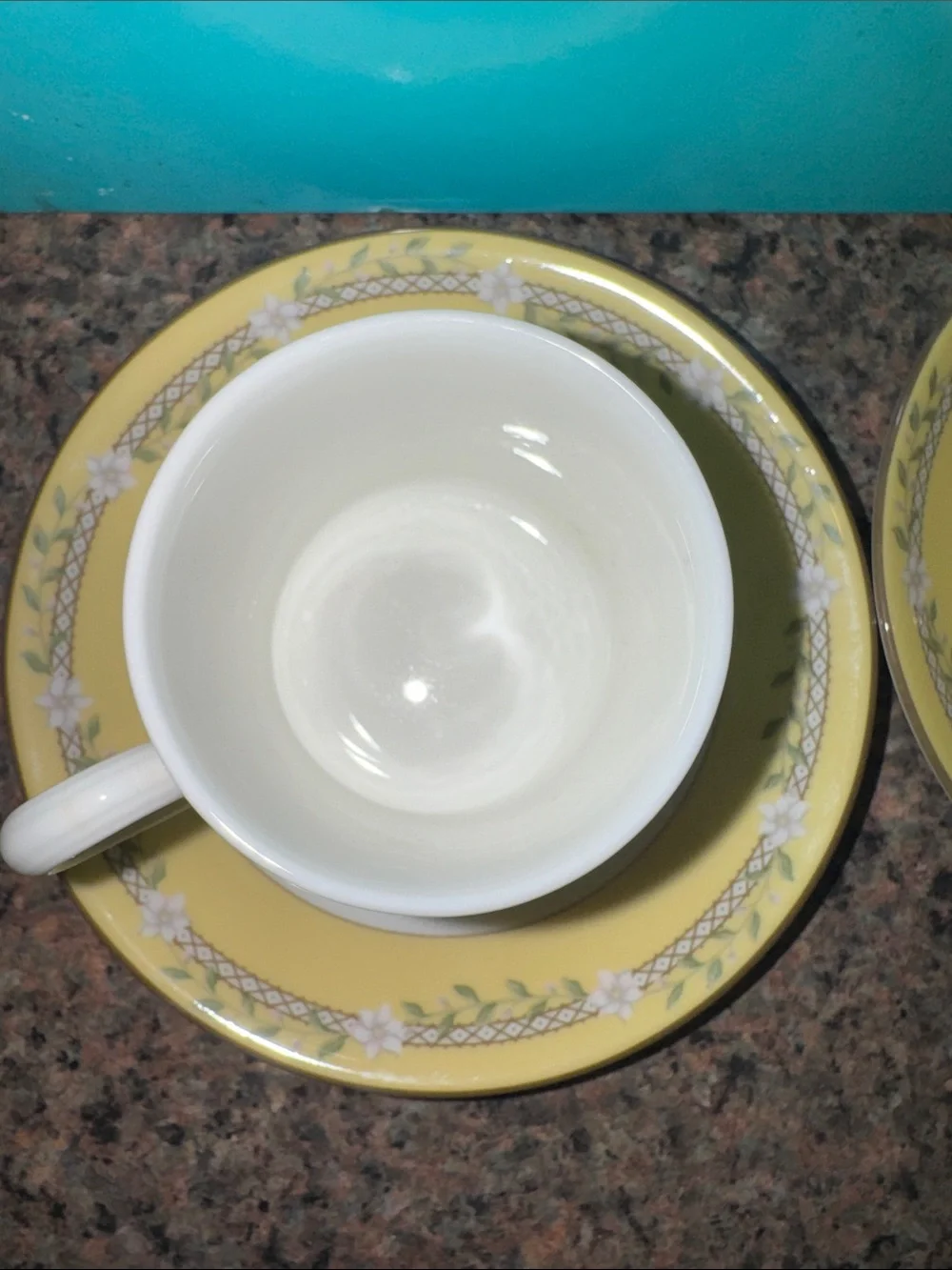 Tiffany & Co. Sybil Connolly Tulip Demitasse Cup & Saucer Set full inclusion.